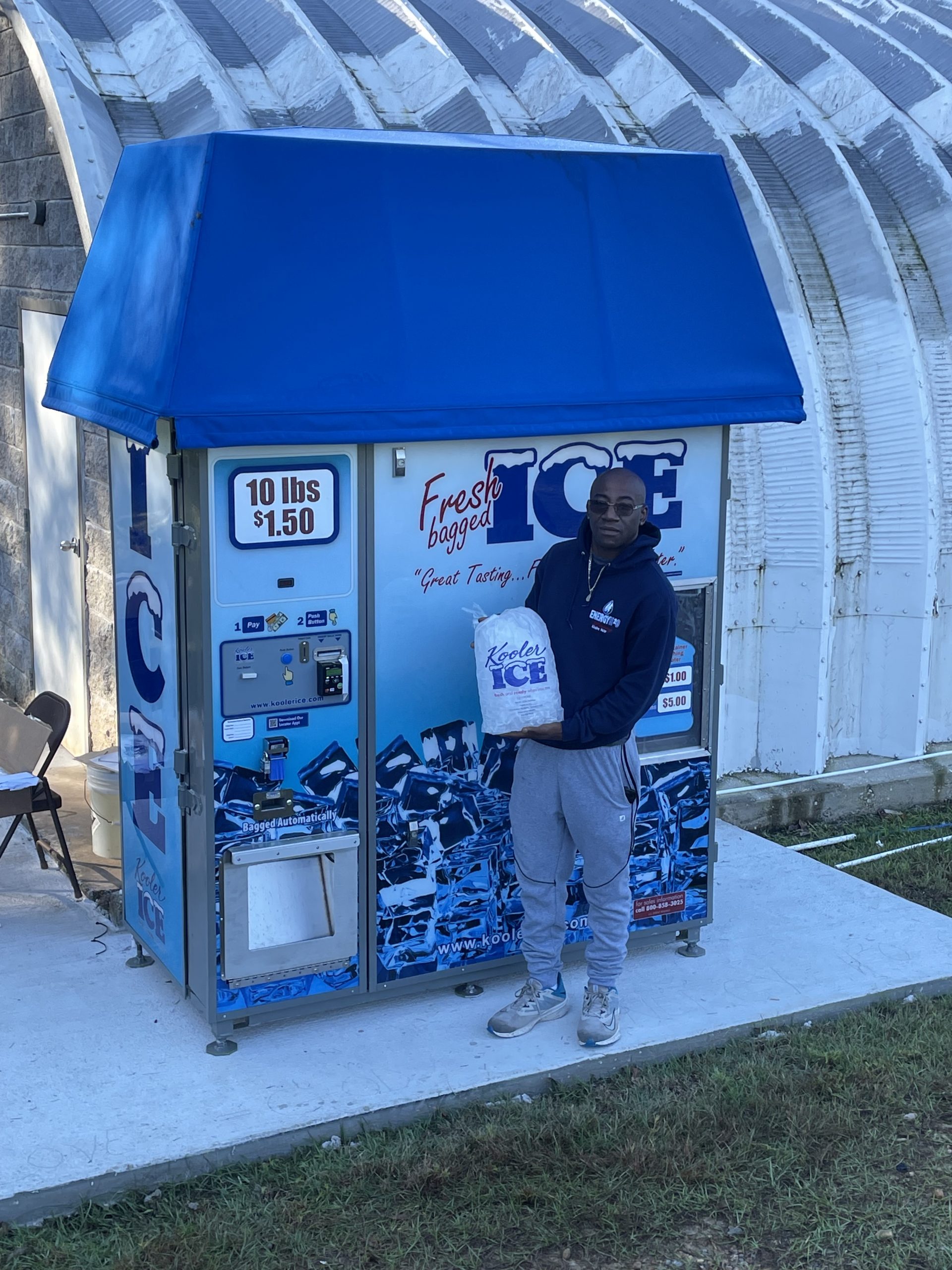 Kooler Ice owner Moses Weaver